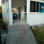 Bungalow With One Bedroom In Lamentin, With Pool Access, Enclosed Gard